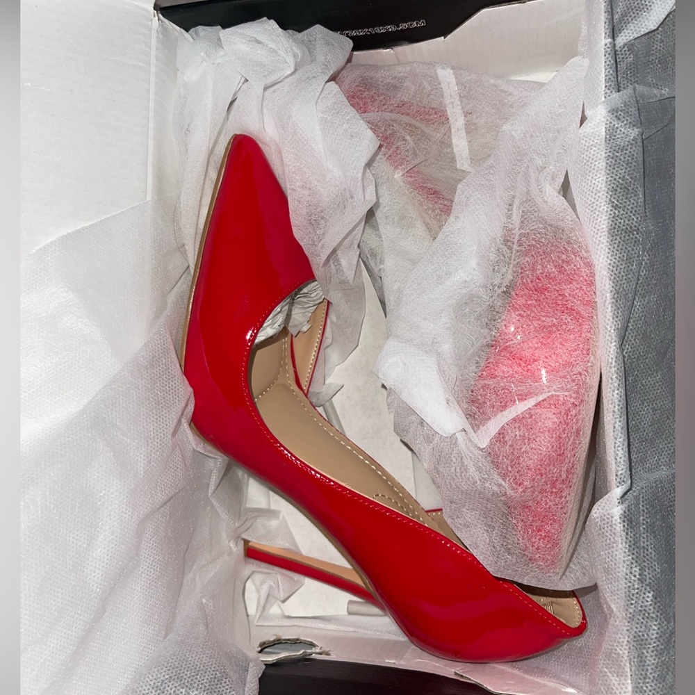 Red high heels